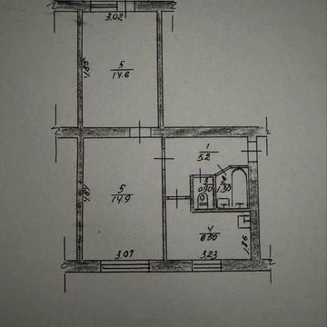 Продаж 2-кімнатної квартири, центр міста Бровари