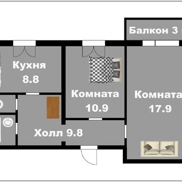 2к квартира Хортицкий р-н, ул. Светлая, не торцевая