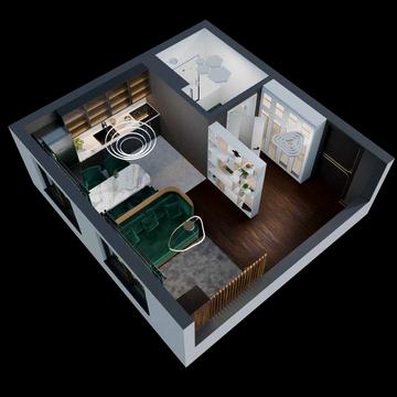 Квартира Студія 26м². Максимальна ліквідність для оренди ЖК Liverpool House