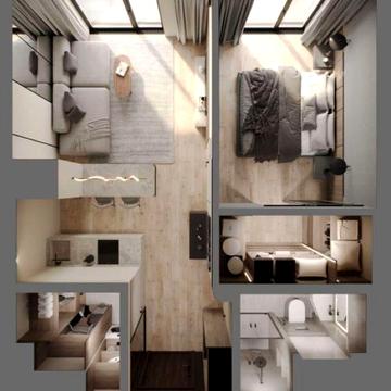 Квартира 37 м.2 20.200$ ЖК Emirates