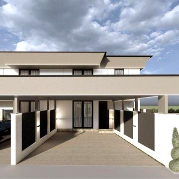 Сучасний дуплекс 2025 року.Мальованка