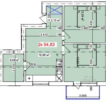 Продаж 2 кім квартири в новобудові Розтермінування без % ЖК Лазеньський дім
