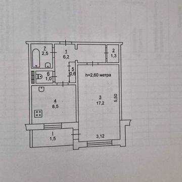 Продам однокомнатную квартиру на 5-ом заречном.