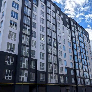 2к. квартира з кухнею-студією в готовому будинку