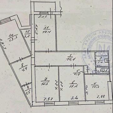 Продаж 4к Квартира Метробудівська вулиця