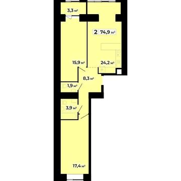 Продаж 2к Квартира Довженка Олександра вулиця ЖК Комфорт Парк