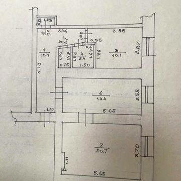 Здам двокімнатну квартиру 60кв. м, у м.Дубно,довгостроково-