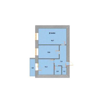 жк "ЛЕЛЕКА". вул. Головатого 76. 2-кімн. 54 кв.м. ЖК ЛЕЛЕКА