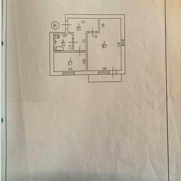 Пропонується до продажу 1кімнатна квартира на 101-му мікрорайоні