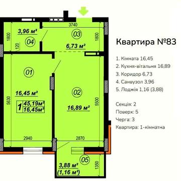 1км.квартира ЖК Верба, вигідні умови ЖК Verba