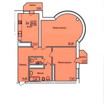 Видовая квартира роскошной планировки на 9 ст. Б. Фонтана