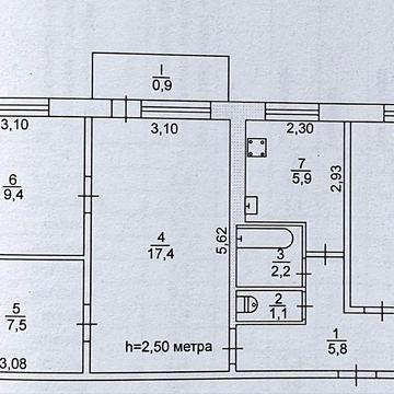 Продаю четырехкомнатную квартиру на Севгоке!