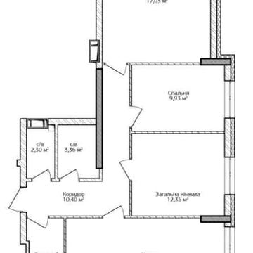 Трикімнатна квартира в Центральному парку! Без комісії! Програми ТАК! ЖК Сіті Парк