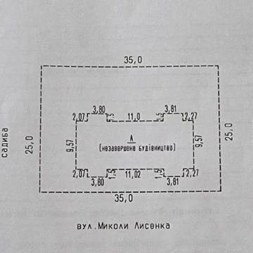 Продам не добудований будинок