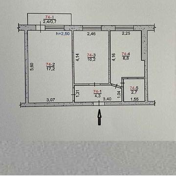Продається 2к квартира з автономним опаленням на 1КП. Сертифікат! ц10