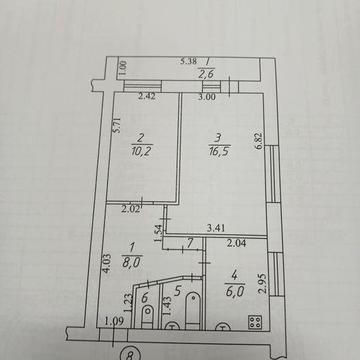 Продам 2х комн 50м2 Рокоссовского