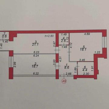 продаж/2-ох кімнатна квартира/новобудова ЖК Атлант