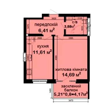 Продаж 1к квартири під ремонт, Кришталеві джерела, метро Теремки ЖК Кришталеві джерела