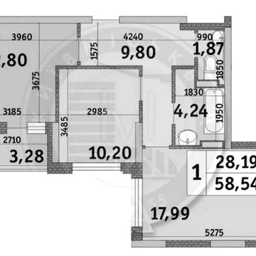 2-кімнатна квартира, вул. Кадетський Гай 12, ЖК «Медовий», Київ ЖК Медовий