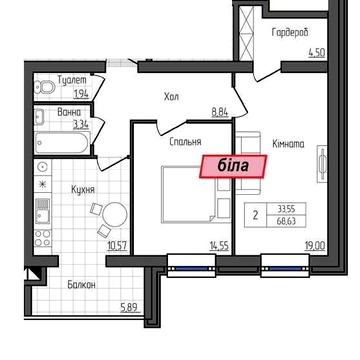 Продам Двокімнатну квартиру в новобудові ЖК "Гранд Сіті 2" ЖК GRAND CITY 2