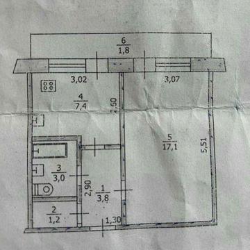 Продаж 1-кімнатної квартири Павлоград Центр вул. Вокзальна