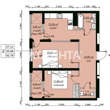 Продаж 2 кім квартири  в ЖК Бетховен по вулиці Городницька. ЖК Бетховен