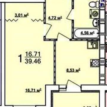 Продам 1-комн квартиру 39.8м2 в Новострое ЖК МИРА 3 MV ЖК МИРА 3