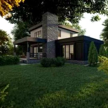 Сучасний котедж під ключ біля лісу — м. Бібрка, вул. Піддовге