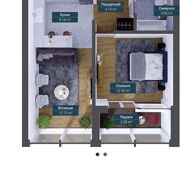 Продаж 1к Квартира Французький бульвар ЖК Kandinsky Odesa Residence