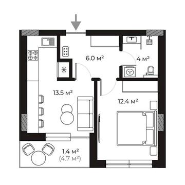 Продаж 1к Квартира Запорізька вулиця ЖК Sherwood