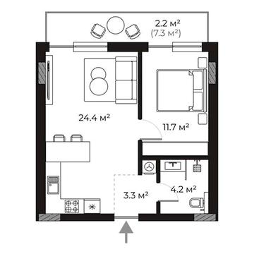 Продаж 1к Квартира Запорізька вулиця ЖК Sherwood