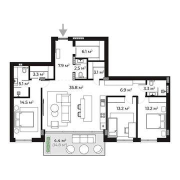 Продаж 2к Квартира Запорізька вулиця ЖК Sherwood