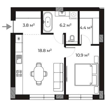 Продаж 1к Квартира Запорізька вулиця ЖК Sherwood