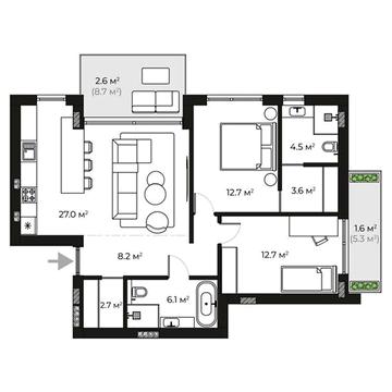 Продаж 3к Квартира Запорізька вулиця ЖК Sherwood