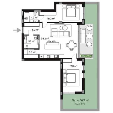 Продаж 3к Квартира Запорізька вулиця ЖК Sherwood