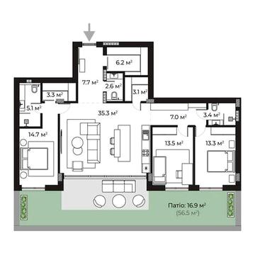 Продаж 3к Квартира Запорізька вулиця ЖК Sherwood