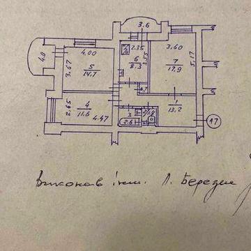 3-кімн. метро Деміївська, 76 м2 цегляний спецпроект