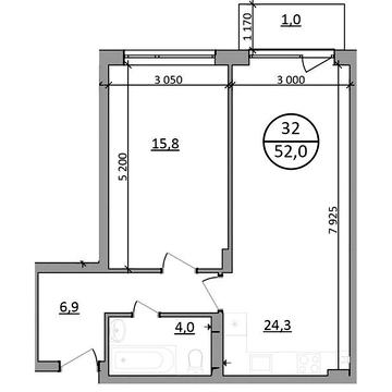 Продаж 1к Квартира Львівська вулиця ЖК Гринвуд-2