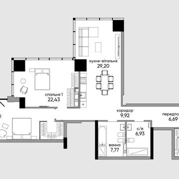 Продаж 2 кім квартири в ЖК А136 вул. Антоновича, 108м2. БЕЗ КОМІСІЇ ЖК А136