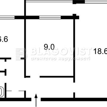 Микільсько-Ботанічна 6/8, 2 кім, 47м 129000$