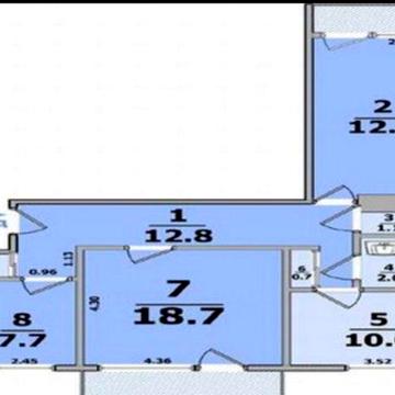 Сдам 3 кон. Днепр Тополь