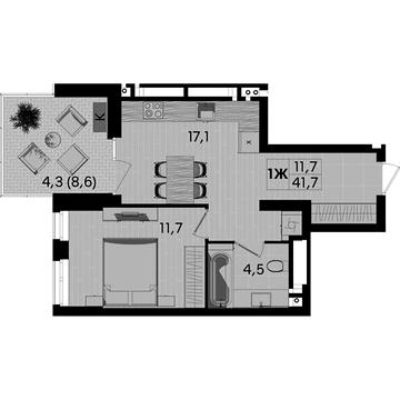 Продаж 1к Квартира Келецька вулиця ЖК TWINS