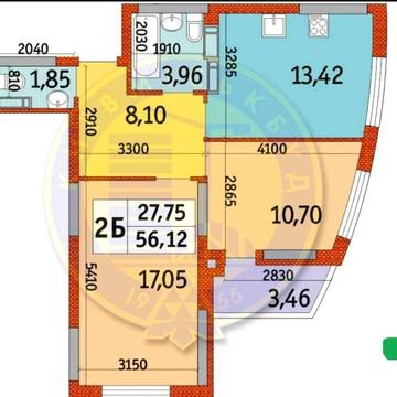 2к квартира вул. Миколи Кибальчича, 2, Частковий ремонт ЖК Райдужний