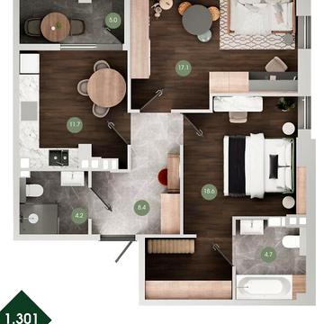 Продаж 2к Квартира 28-ї Бригади (Паустовського) вулиця