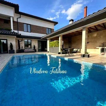 Аренда НОВОГО ДОМА в Совиньоне,  350м², бассейн ,гараж