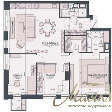 Продаж 3-кімнатної квартири 106м2,ЖК TRIIINITY, Печерський район, Київ ЖК TRIIINITY