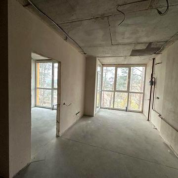 Продам 1к 44 м2 з балконом, панорманими вікнами і кухнею ЖК На Прорезной