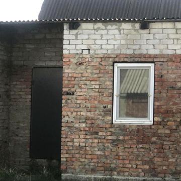 Продается домик +участок, фундамент под дом, приватизированной земли10