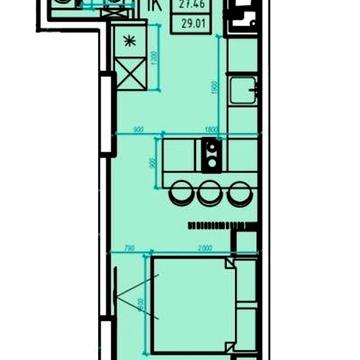 Продам 1 ком кв в Элладе 6 ЖК Эллада 6