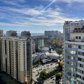 Сдам  аренда новая видовая квартира с гардеробом Аркадия Генуэзская